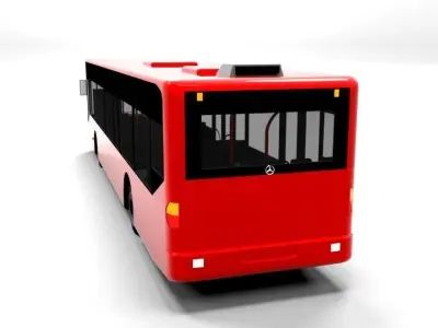 MERCEDES CITARO 530 EVOBUS LOWPOLY Low-poly 3D model