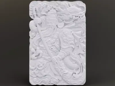 Warrior Relief 3D print model