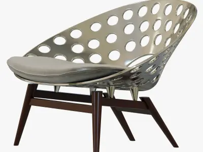 Baxter ROMA ARMCHAIR 3D model