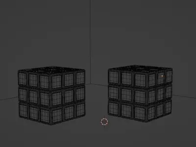 Rubik Cube Free low-poly 3D model