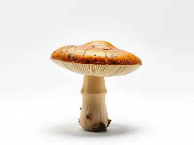 Rustic Chanterelle Mushroom Model Pack Low-poly 3D model