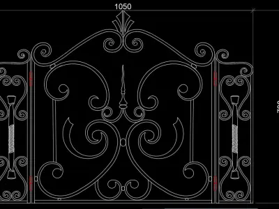 Fire Protection Neoclassical Style BLacksmith Viet Nam 3D model purchase