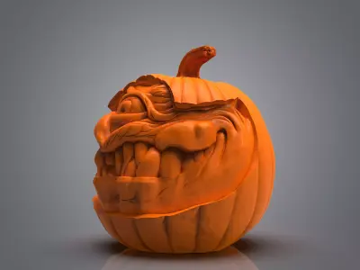 Halloween Pumpkin 3D Model for Printing 3D print model