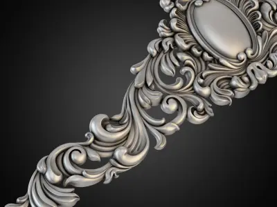 Decor Horizontal 002 3D model