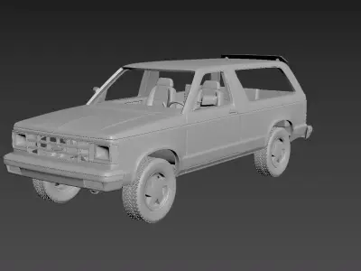 Chevrolet Blazer S10 1984 3D print model