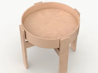 Ikea BASTUA Side table 3D model