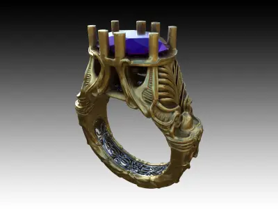 Arcane Mechanism Ring 3D print model