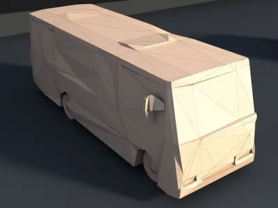 8 Lowpoly CARS pack Low-poly 3D model