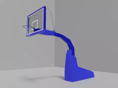 Basketball hoop 3D model
