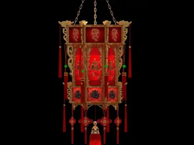 Chinese Palace Lantern 3D model