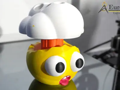 EXPLOSION POT AND PENCIL HOLDER 3D print model