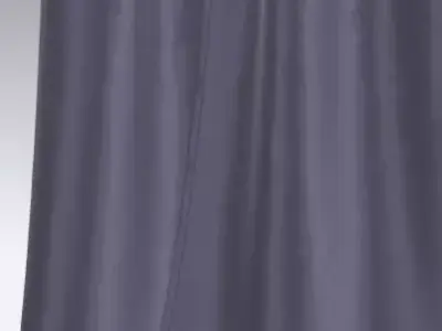 Women luxury silky dress 3D model