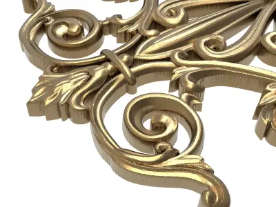 decorative pattern ready for 3D printing 3D model 10