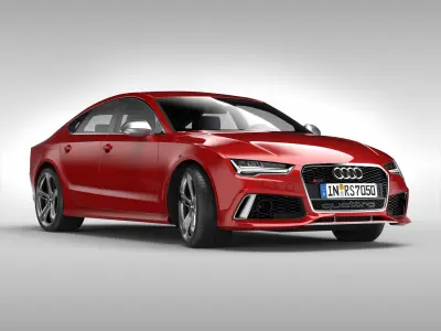 Audi RS7 Sportback 2015 3D model