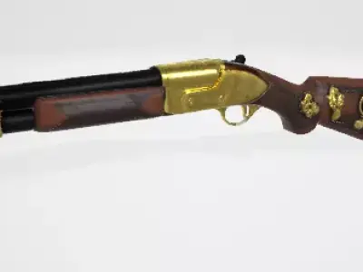 Golden Shotgun 3D Model 3D model