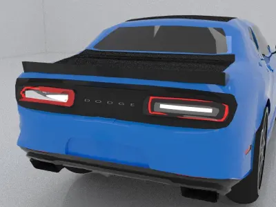 Dodge Challenger Car 3D model