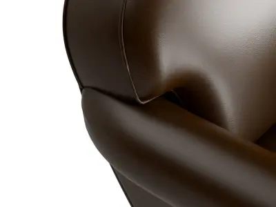 English Club Chair 3D model