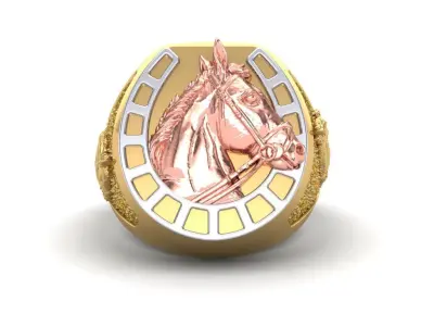 Horse Ring - 240707 3D print model