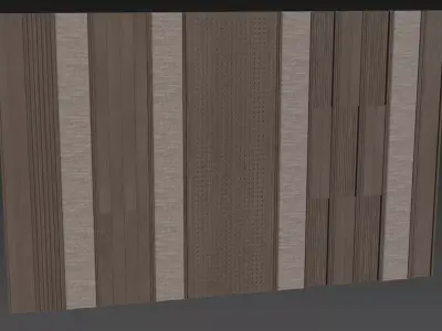 Decorative V71 Wall Panels 3D model