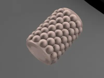 Cup 3D print model metal vase Free 3D print model