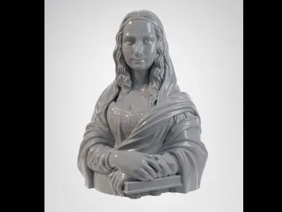 Monalisa bust 3D model