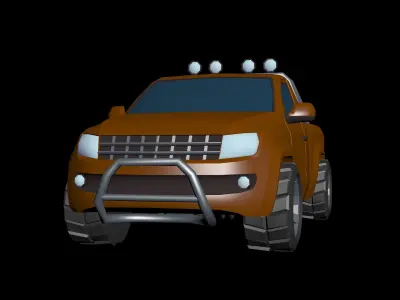 Pickup Hypercasual Low-poly 3D model