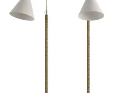 Curves No1 Floor Lamp by Hudson Valley 3D model