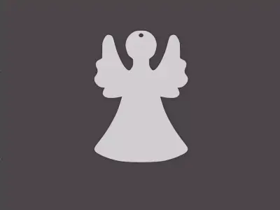 A decorative angel Free 3D model