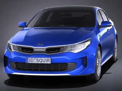 Kia Optima Hybrid 2017 VRAY 3D model
