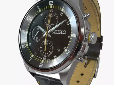 seiko watch 3D model
