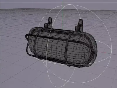 Old Cellar Lamp Free 3D model