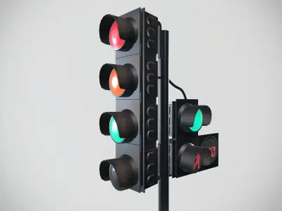 Traffic Light 3D model