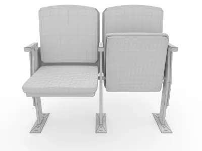 Stadium Seats 3 3D model