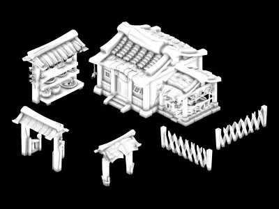 Game Southern Suburbs - Private Home 03 3D model