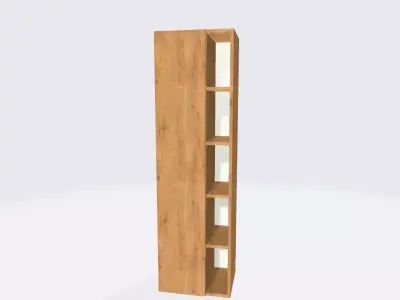 Bathroom Shelf Free low-poly 3D model