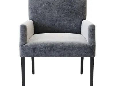 Luz Armchair Low-poly 3D model