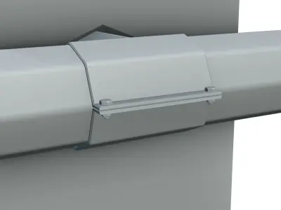 Traffic signal Low-poly 3D model