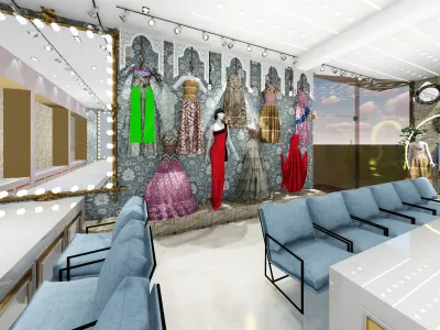 boutique  design Free 3D model