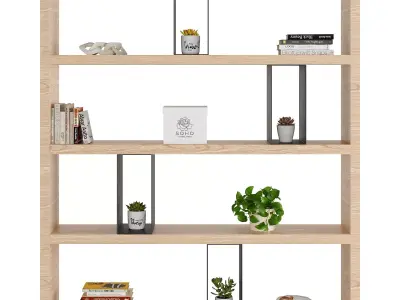 Flexform Bookshelf Braidense 3D model