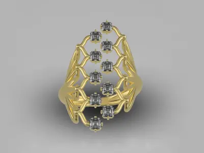 Wedding ring 3D print model