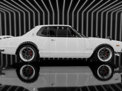 Nissan Skyline GT-R 1968-1972 3D model