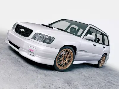 Subaru Forester STI SF5 2001 3D model