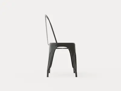 Amparo Chair Metal Low-poly 3D model