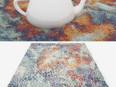 Rugs No 588 Low-poly 3D model