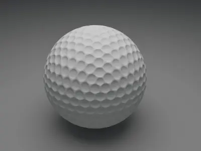 Golf Ball 3D model 2