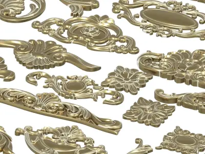 Ornament Elements 3D model