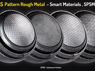 25 Pattern Rough Metal Smart Materials Texture