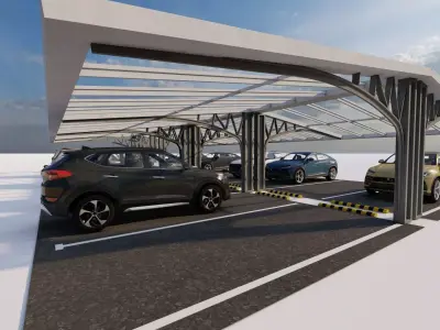 Parking-Parking Lot 3D model