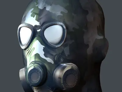 Helmet 3d model military combat Military Low-poly Low-poly 3D model 84