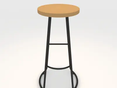 Bar Stool 5 3D model